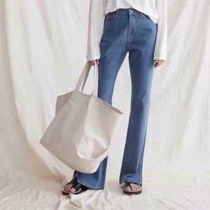 Hidemi Flare Jeans with Side Slit